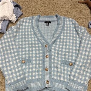 Aqua lady cardigan size large